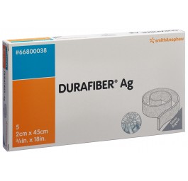 DURAFIBER AG pansem vulnéraire 2x45cm st rop 5 pce