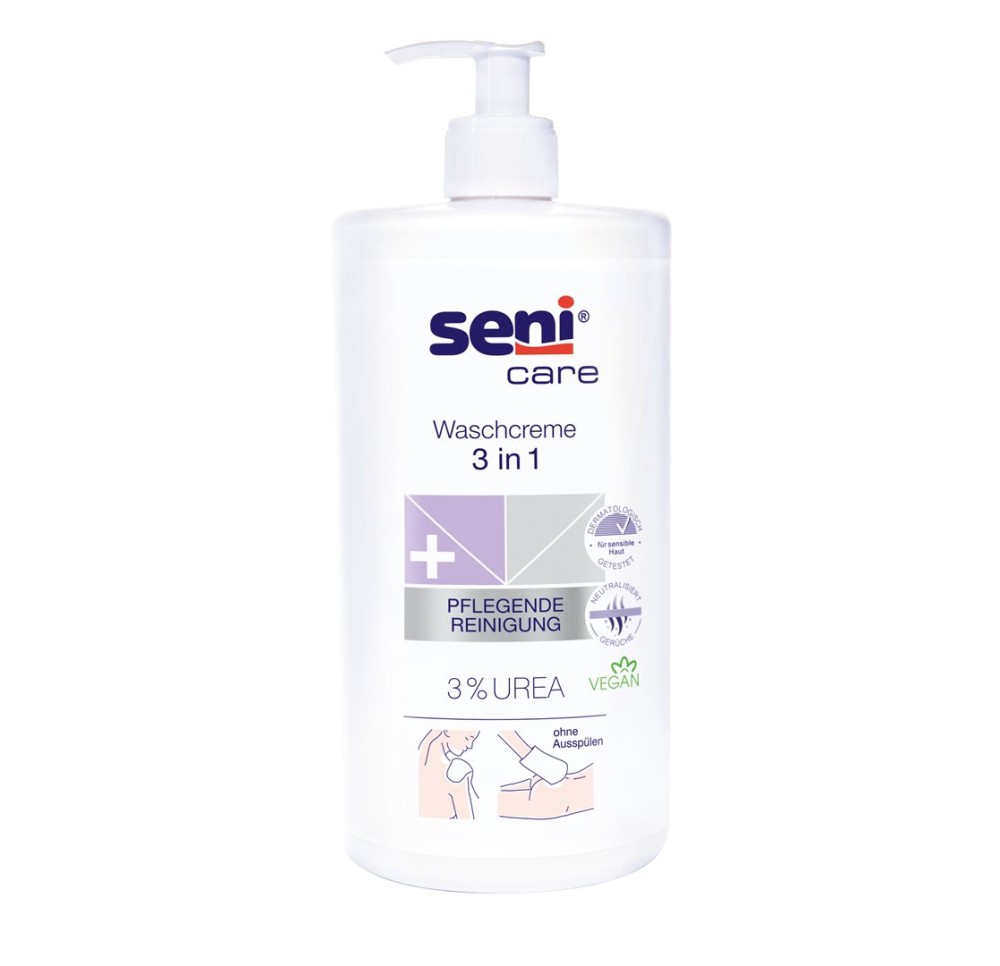 SENI Care crème lavante 3en1 fl 1000 ml SENI Care crème lavante 3en1 fl 1000 ml