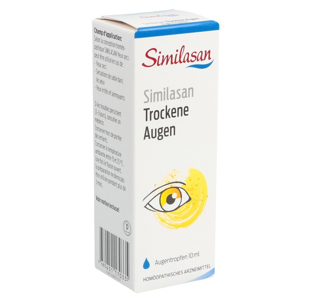 SIMILASAN yeux secs gtt opht fl 10 ml