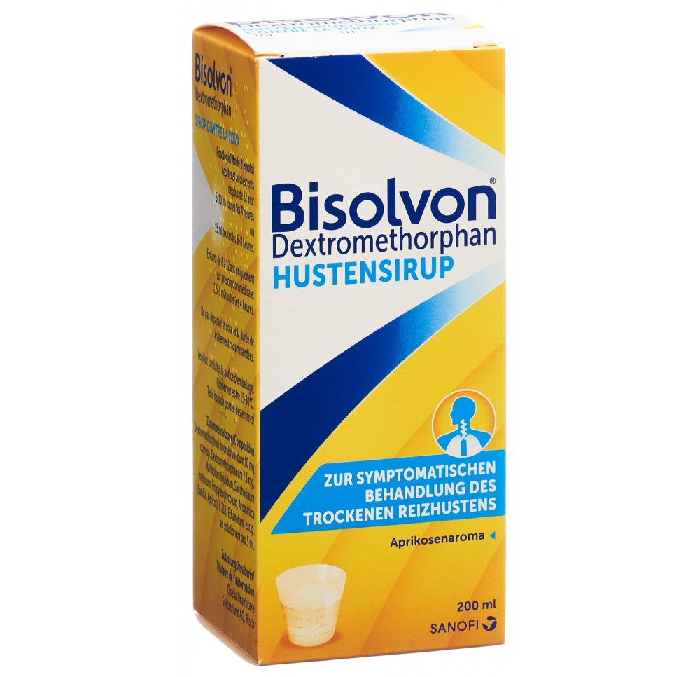 BISOLVON Dextromethorphan sirop 10 mg/5ml 200 ml