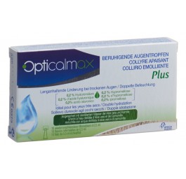 OPTICALMAX collyre apaisant Plus 10 monodos 0.5 ml