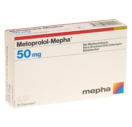 METOPROLOL Mepha depotabs 50 mg 30 pce
