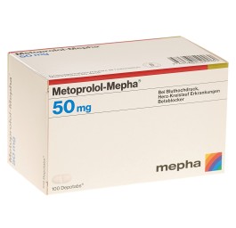METOPROLOL Mepha depotabs 50 mg 100 pce