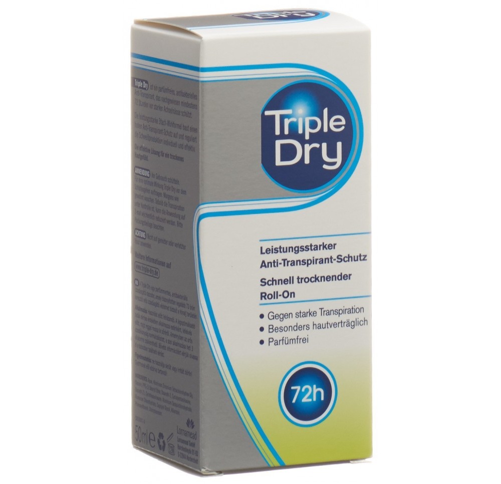 TRIPLE DRY antitranspirant roll-on 50 ml