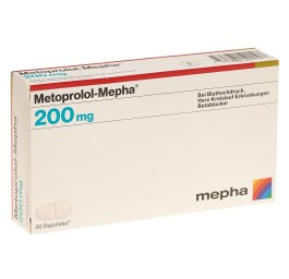 METOPROLOL Mepha depotabs 200 mg 30 pce