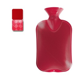 FASHY bouillotte 2l 1 côté rainures cranberry