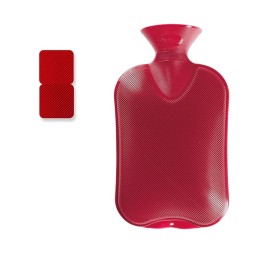 FASHY bouillotte 2l 2 côtés rainures cranber
