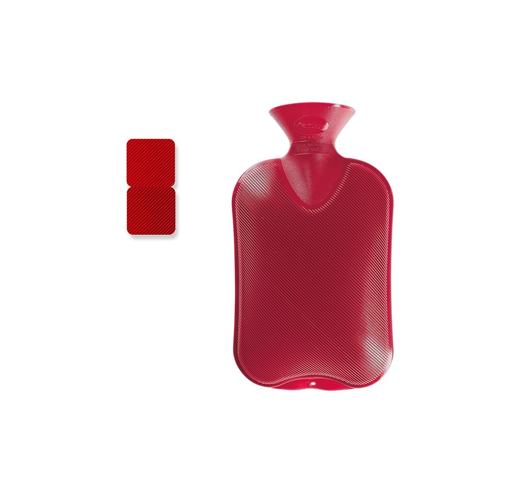 FASHY bouillotte 2l 2 côtés rainures cranber FASHY bouillotte 2l 2 côtés rainures cranber