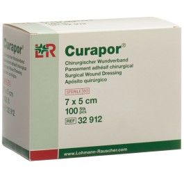 CURAPOR pansement adhés chirurgi 7x5cm st 100 pce
