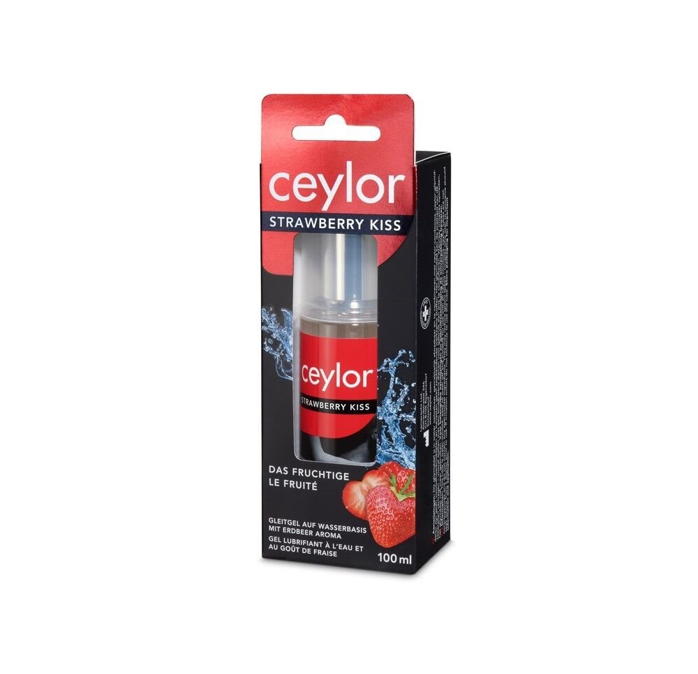 CEYLOR Lubrifiant Strawberry Kiss dist 100 ml