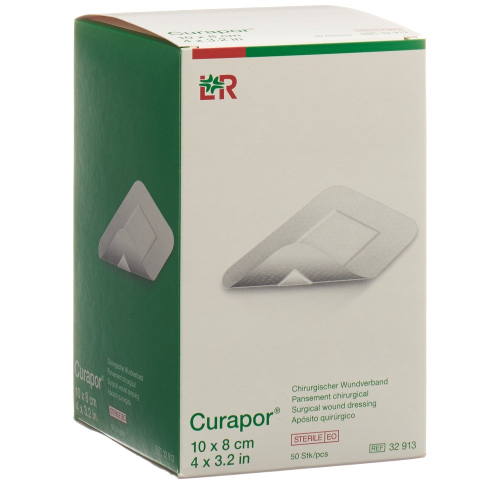 CURAPOR pansement adhés chirurgi 10x8cm st 50 pce
