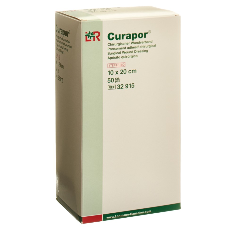 CURAPOR pansement adhés chirurgi 10x20cm st 50 pce CURAPOR pansement adhés chirurgi 10x20cm st 50 pce