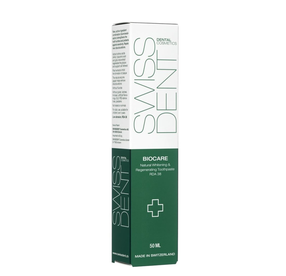 SWISSDENT Biocare pâte dentifrice 50 ml