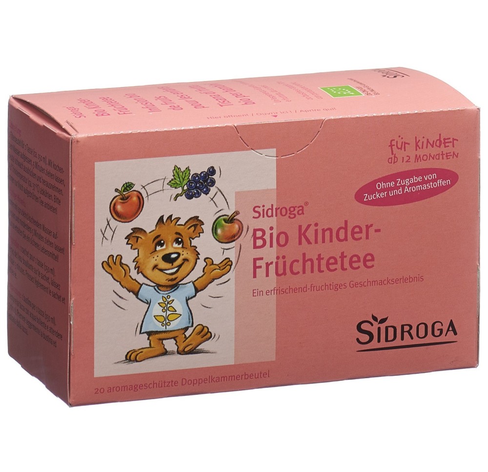 SIDROGA infusion bio fruits p enfant 20 sach 1.5 g SIDROGA infusion bio fruits p enfant 20 sach 1.5 g