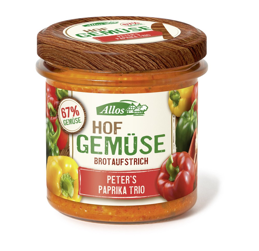 ALLOS pâté les 3 piments bio 135 g ALLOS pâté les 3 piments bio 135 g