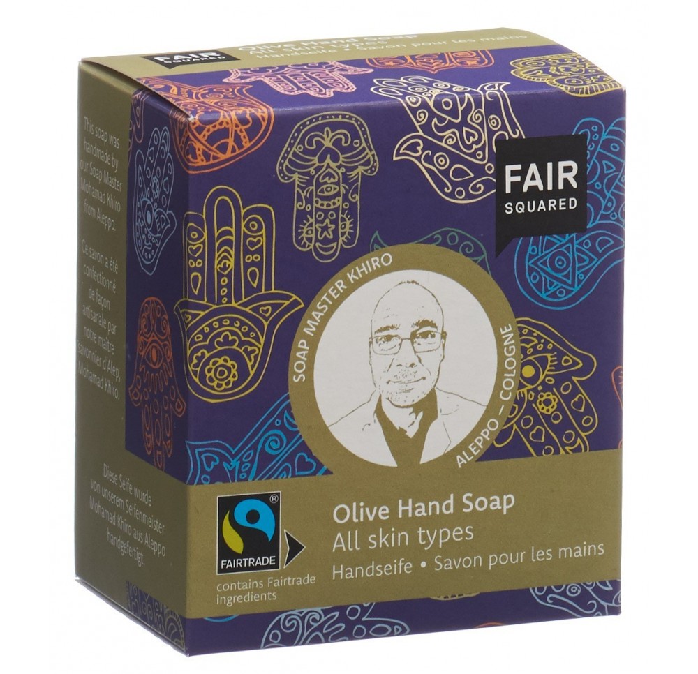 FAIR SQUARED Handsoap Olive 2 x 80 g