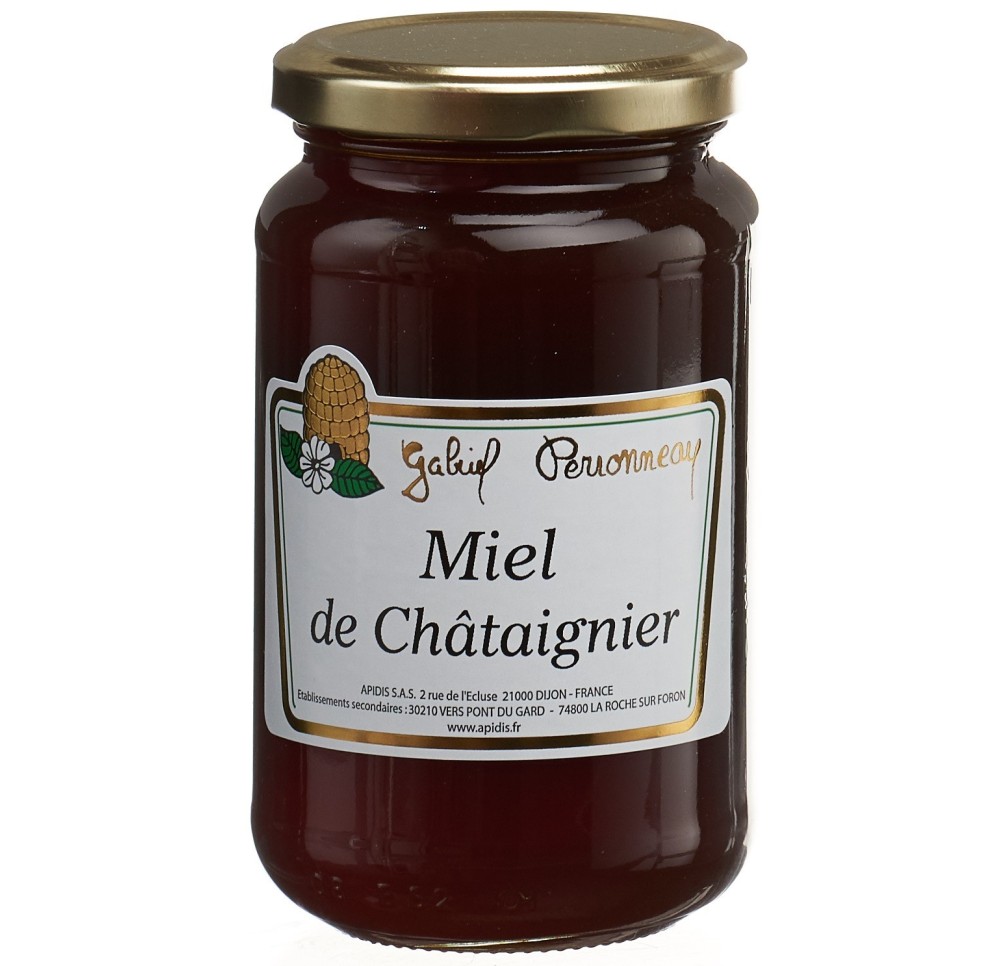 APIDIS miel de châtaignier verre 500 g
