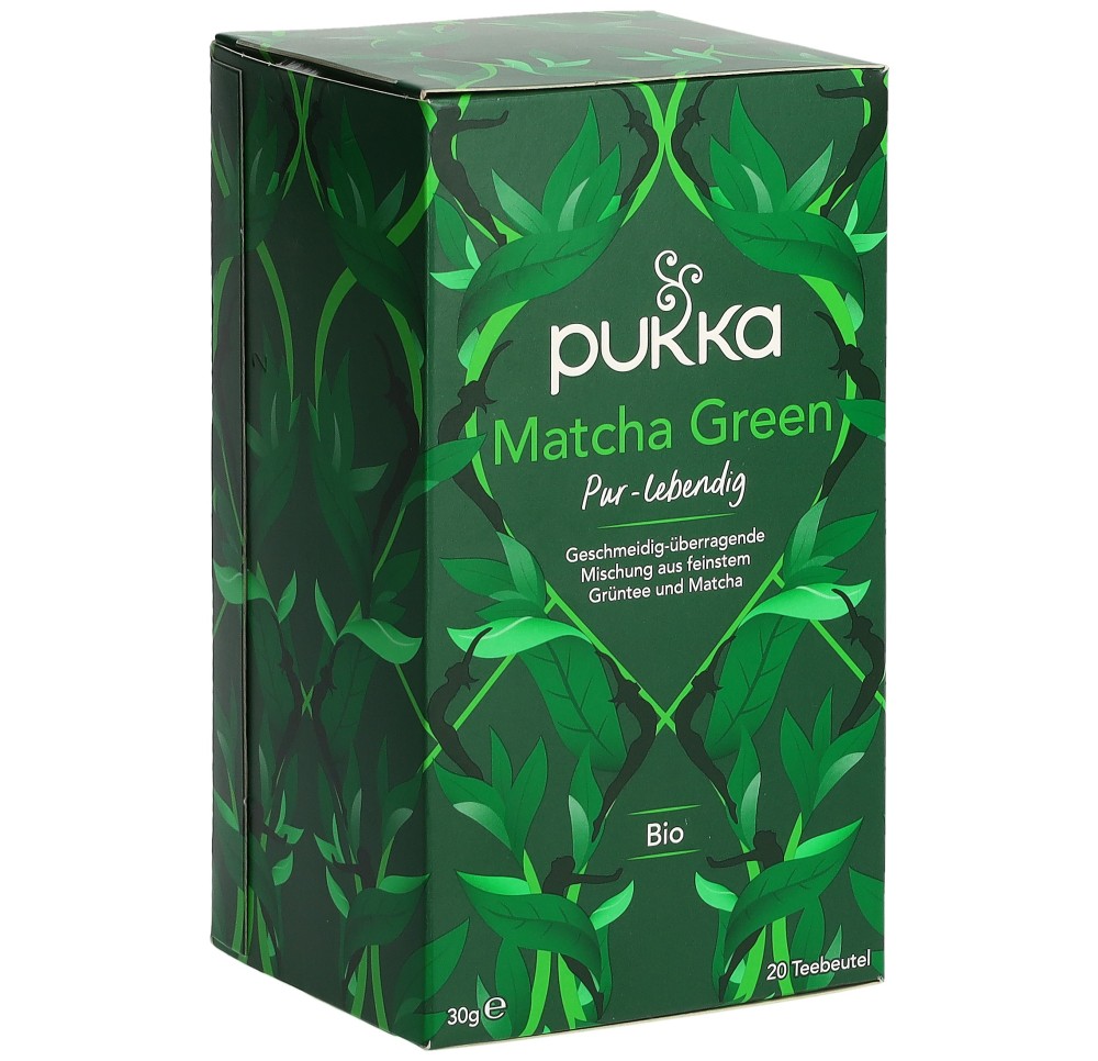 PUKKA Matcha Green thé bio sach 20 pce PUKKA Matcha Green thé bio sach 20 pce