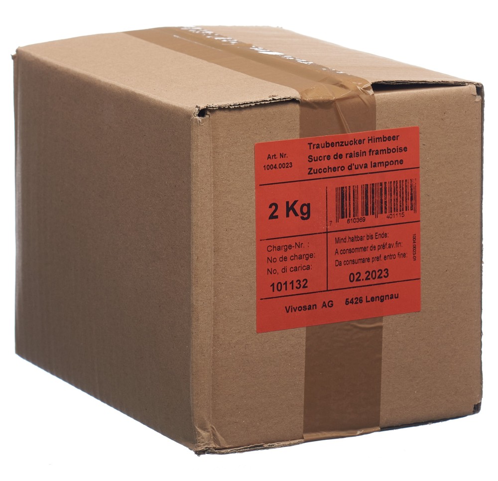 VIVOSAN sucre raisin framboise 2 kg VIVOSAN sucre raisin framboise 2 kg