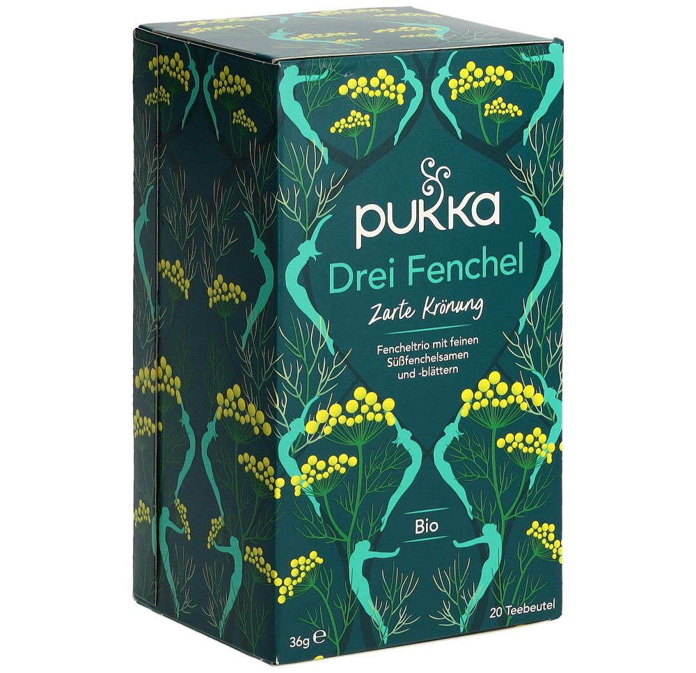 PUKKA Drei Fenchel thé bio sach 20 pce PUKKA Drei Fenchel thé bio sach 20 pce