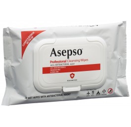 ASEPSO Lingettes nettoyantes antibact sach 32 pce