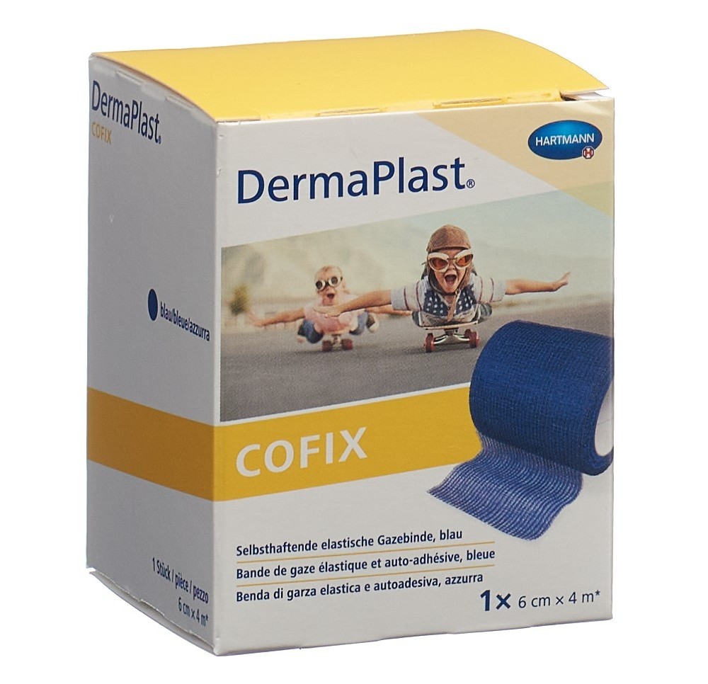 DERMAPLAST CoFix 6cmx4m bleu