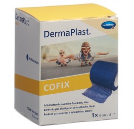 DERMAPLAST CoFix 6cmx4m bleu