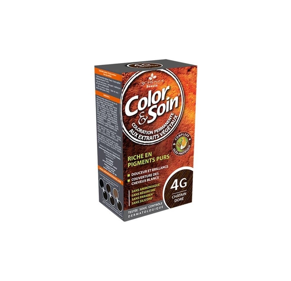 COLOR & SOIN coloration 4G châtain doré 135 ml