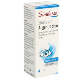 SIMILASAN Gouttes pour les yeux 0.1 % Hyalur 10 ml