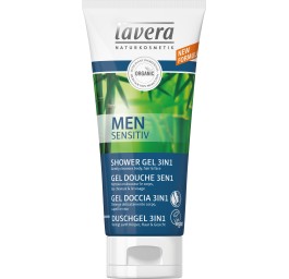 LAVERA Men gel douche sensitive 3en1 tb 200 ml