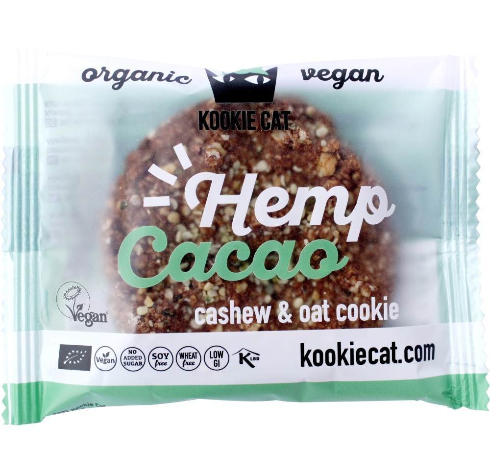 KOOKIE CAT Hemp Cacao Cookie 50 g KOOKIE CAT Hemp Cacao Cookie 50 g