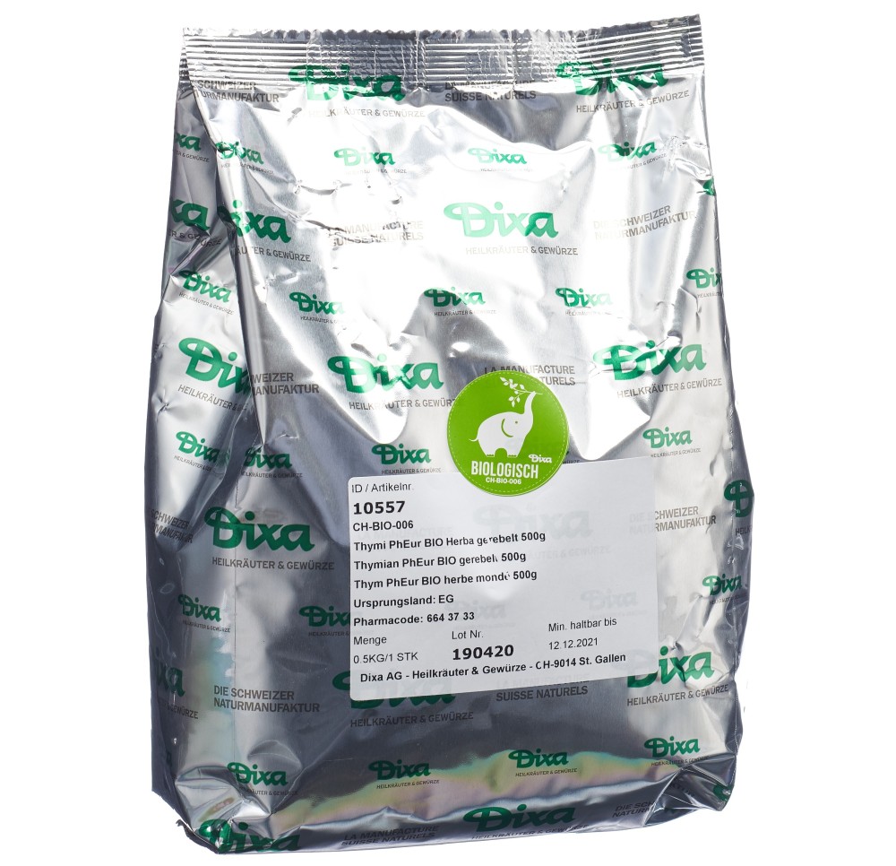 DIXA Thym PhEur BIO mondé tamisé 500 g