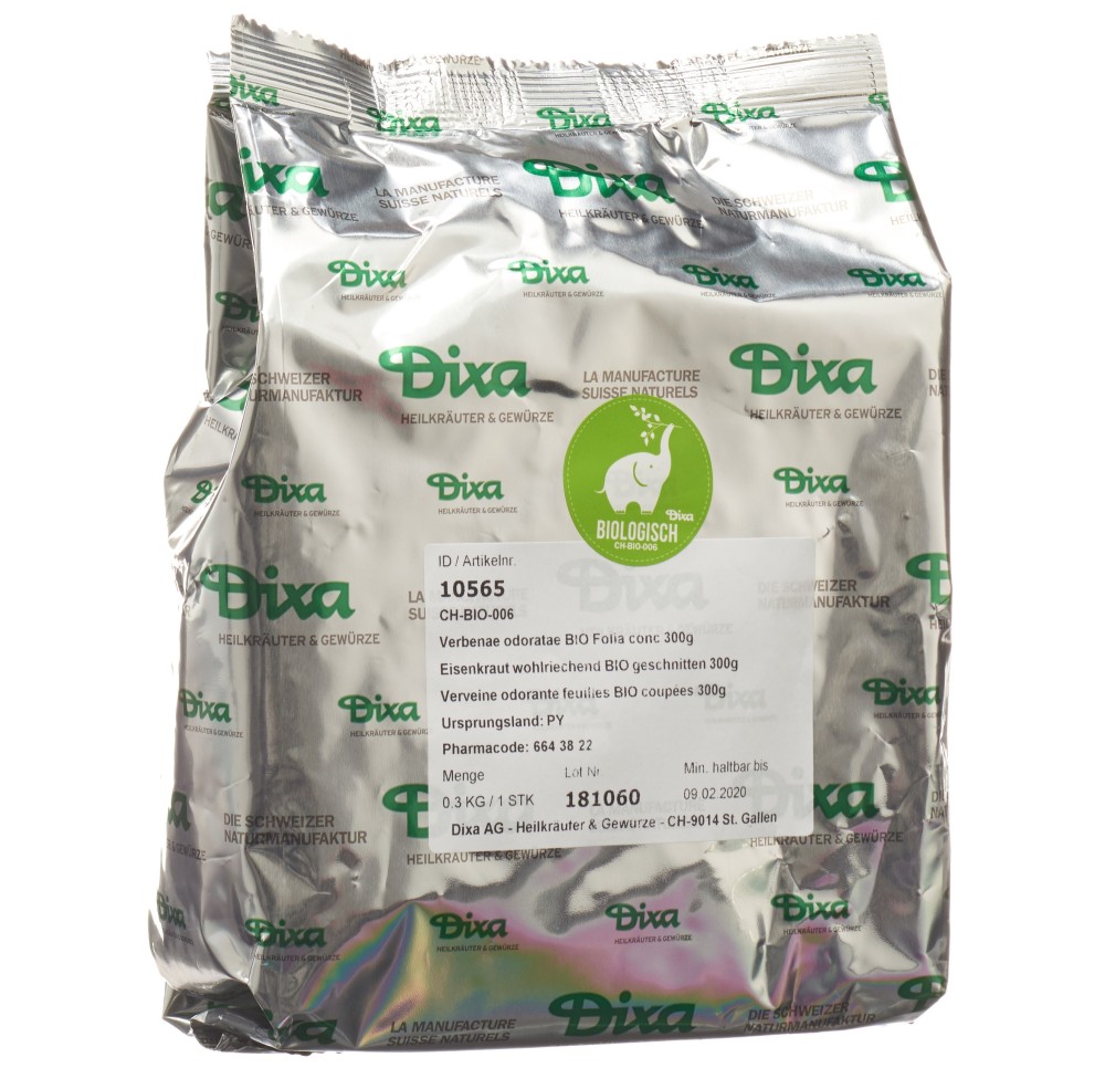 DIXA Verveine odorante feuilles BIO coupées 300 g