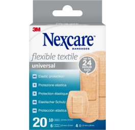 3M NEXCARE pansem textil univ 3 tailles ass 20 pce