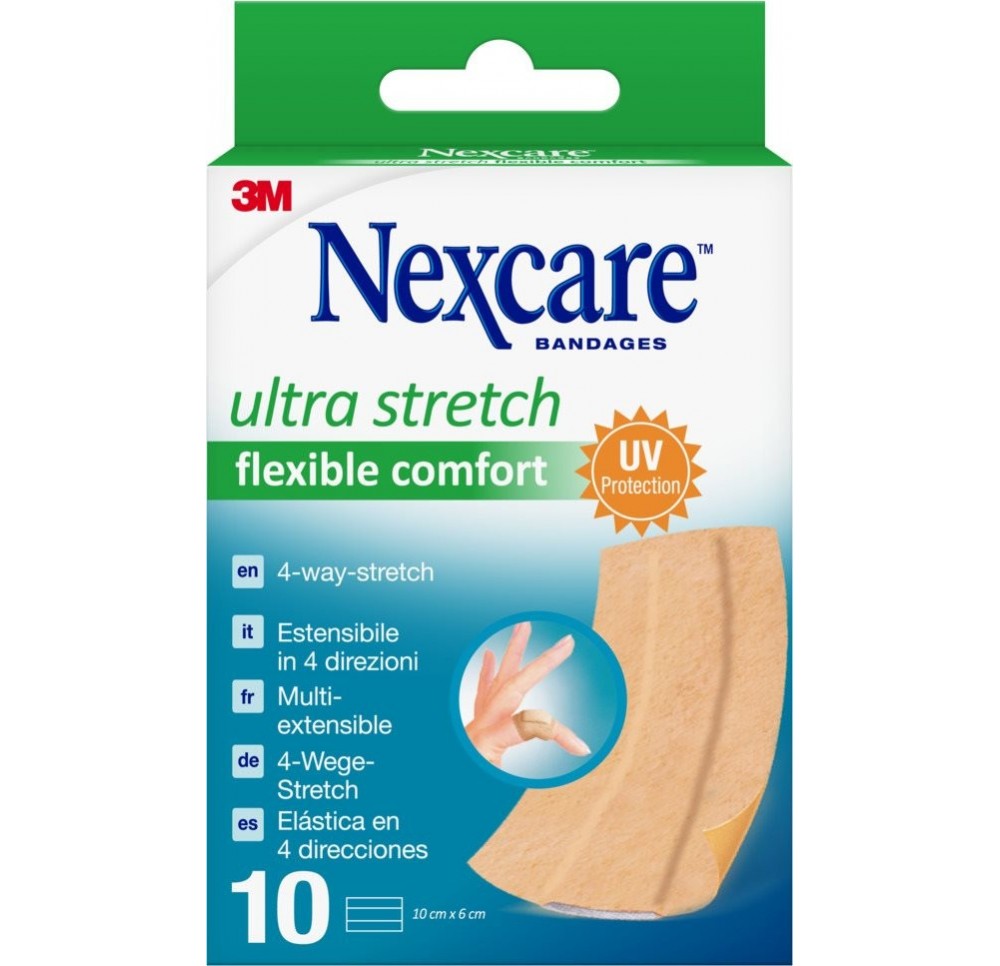 3M NEXCARE pansem ult stretch bandes 6x10cm 10 pce