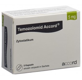 TEMOZOLOMID Accord caps 5 mg sach 5 pce