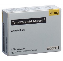 TEMOZOLOMID Accord caps 20 mg sach 5 pce