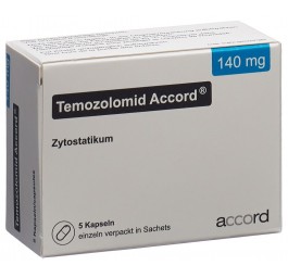 TEMOZOLOMID Accord caps 140 mg sach 5 pce