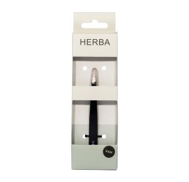 HERBA pincette biseautée inox noir logo