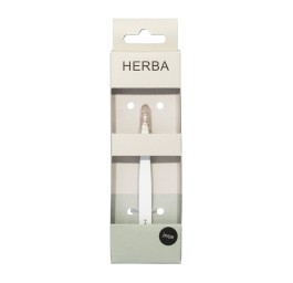HERBA pincette biseautée inox blanc