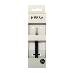 HERBA pincette pointue inox noir