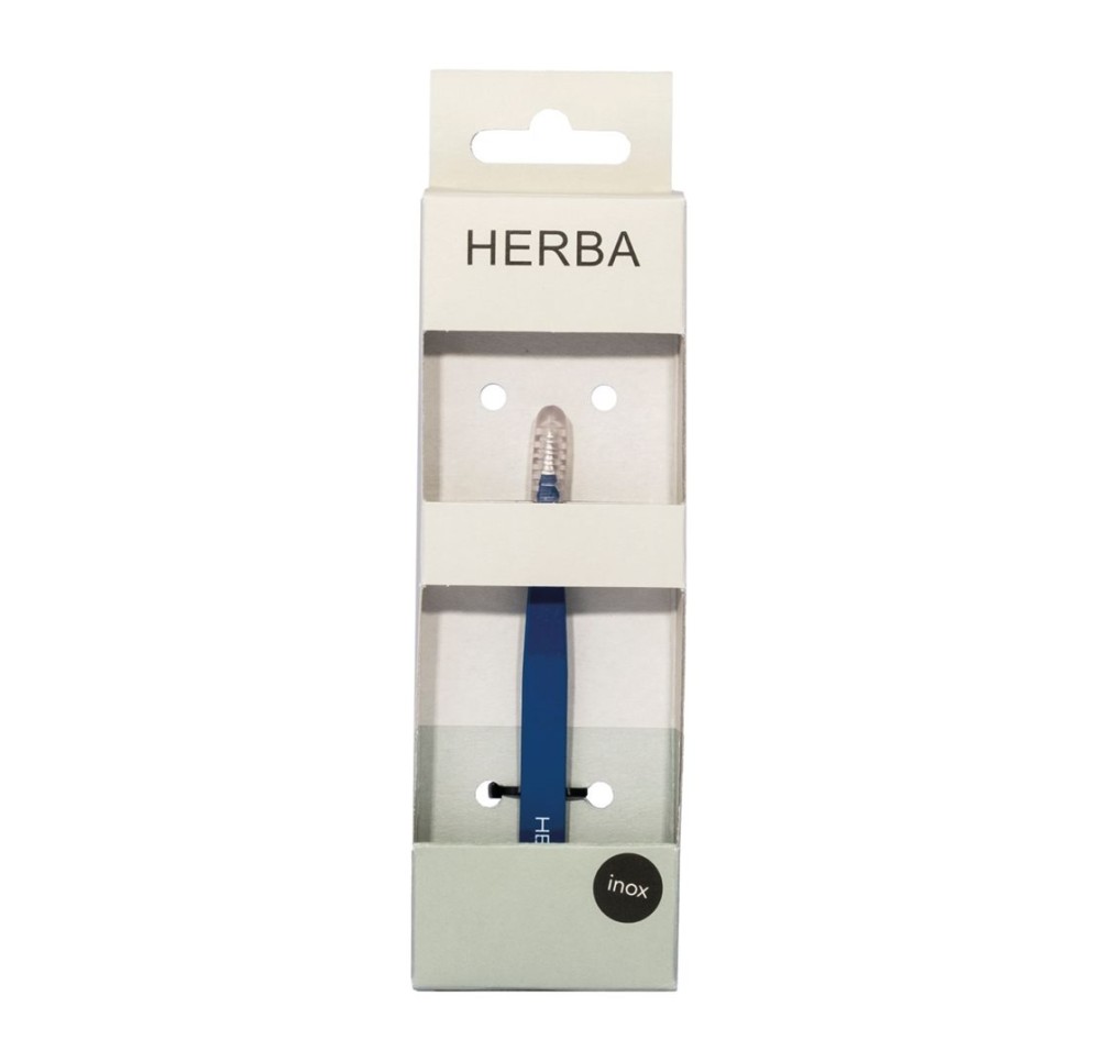 HERBA pincette pointue inox bleu HERBA pincette pointue inox bleu
