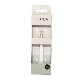 HERBA pincette pointue inox blanc