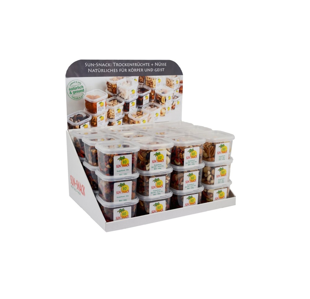 BIO SUN SNACK Coupe superfood assor B1 bio 36 pce