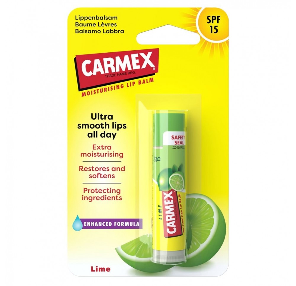 CARMEX baume lèvres lime SPF15 stick 4.25 g