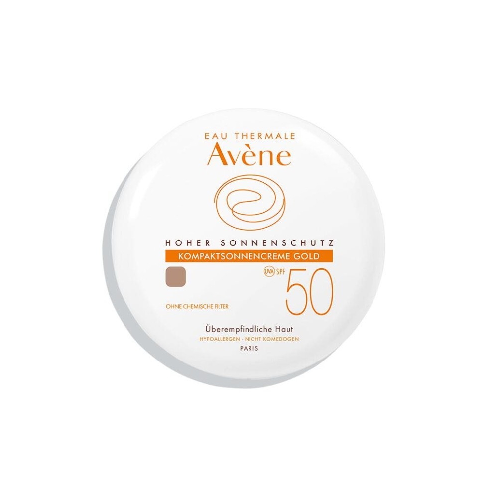 AVENE SUN crème solaire compacte dorée SPF50+ 10 g