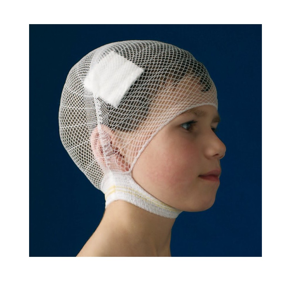 CAREFIX Bandage préformé S 1m tête enf 10 pce