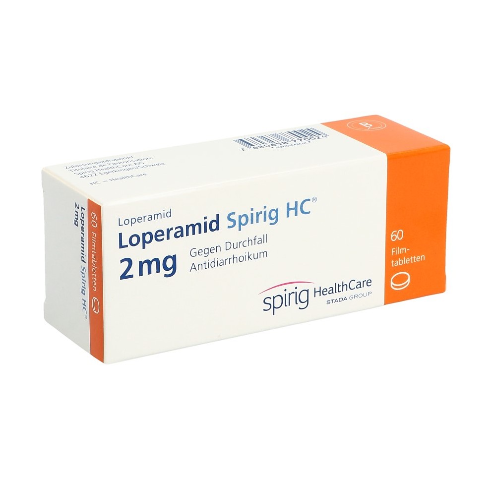 LOPERAMIDE Spirig HC cpr pell 2 mg 60 pce LOPERAMIDE Spirig HC cpr pell 2 mg 60 pce
