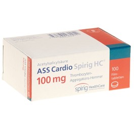 ASS CARDIO Spirig HC cpr pell 100 mg 100 pce