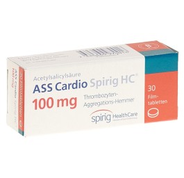 ASS CARDIO Spirig HC cpr pell 100 mg 30 pce